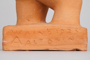 WÄINÖ AALTONEN, skulptur, gips. Sign o dat 1925.