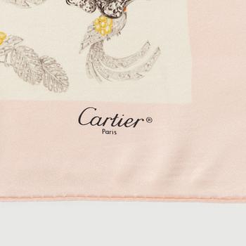 Cartier, scarf.