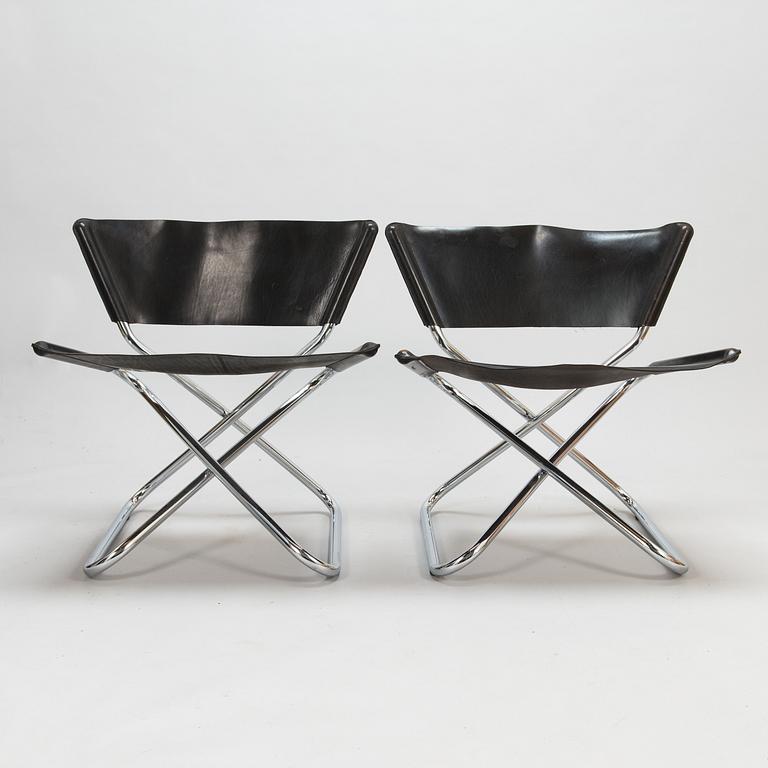 Erik Magnussen, Four 'Z-Down' Chairs for Engelbrechts, Denmark.