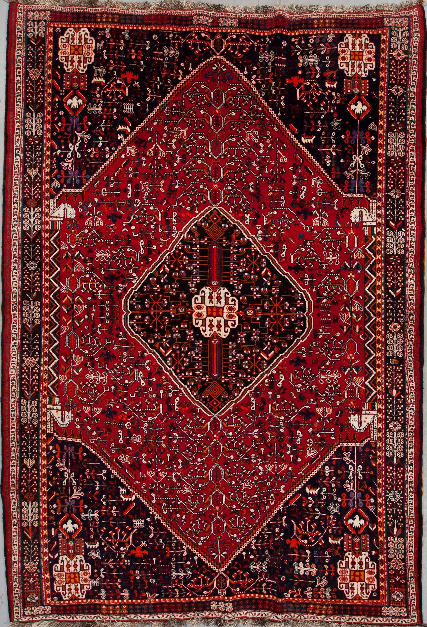 MATTA, Shiraz/Kashgai, figural, 1900-talets slut. Ca 303 X 204 cm.