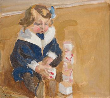 Akseli Gallen-Kallela, Playing Girl.