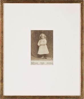 HERMAN HAMNQVIST, fotografi, föreställande Anne Marie Strindberg.