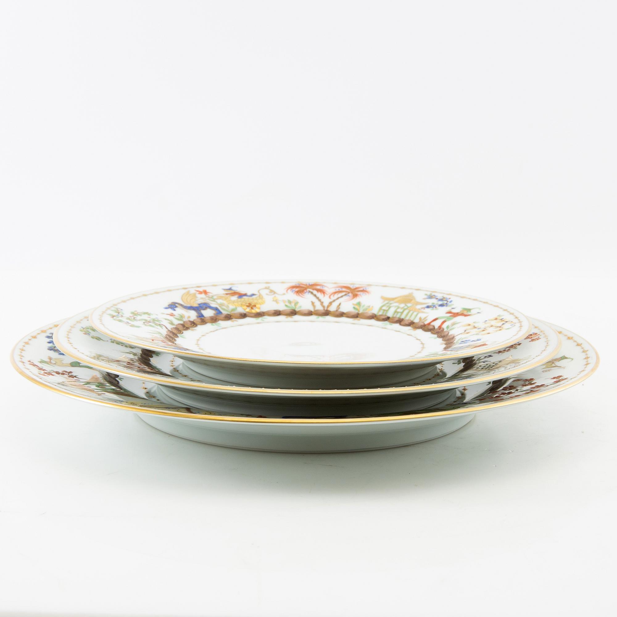 Camille Le Tallec, service 18 pcs "Cirque Chinois", for Tiffany & Co.