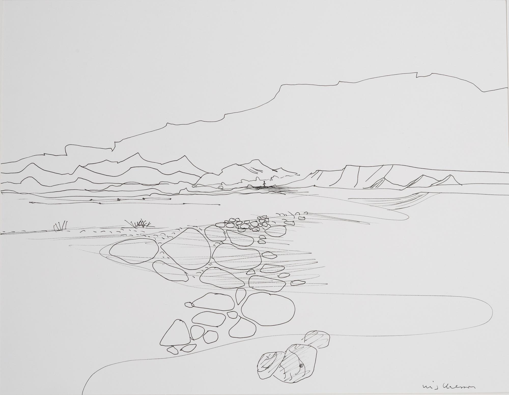 Stig Claesson, Mountain Landscape.