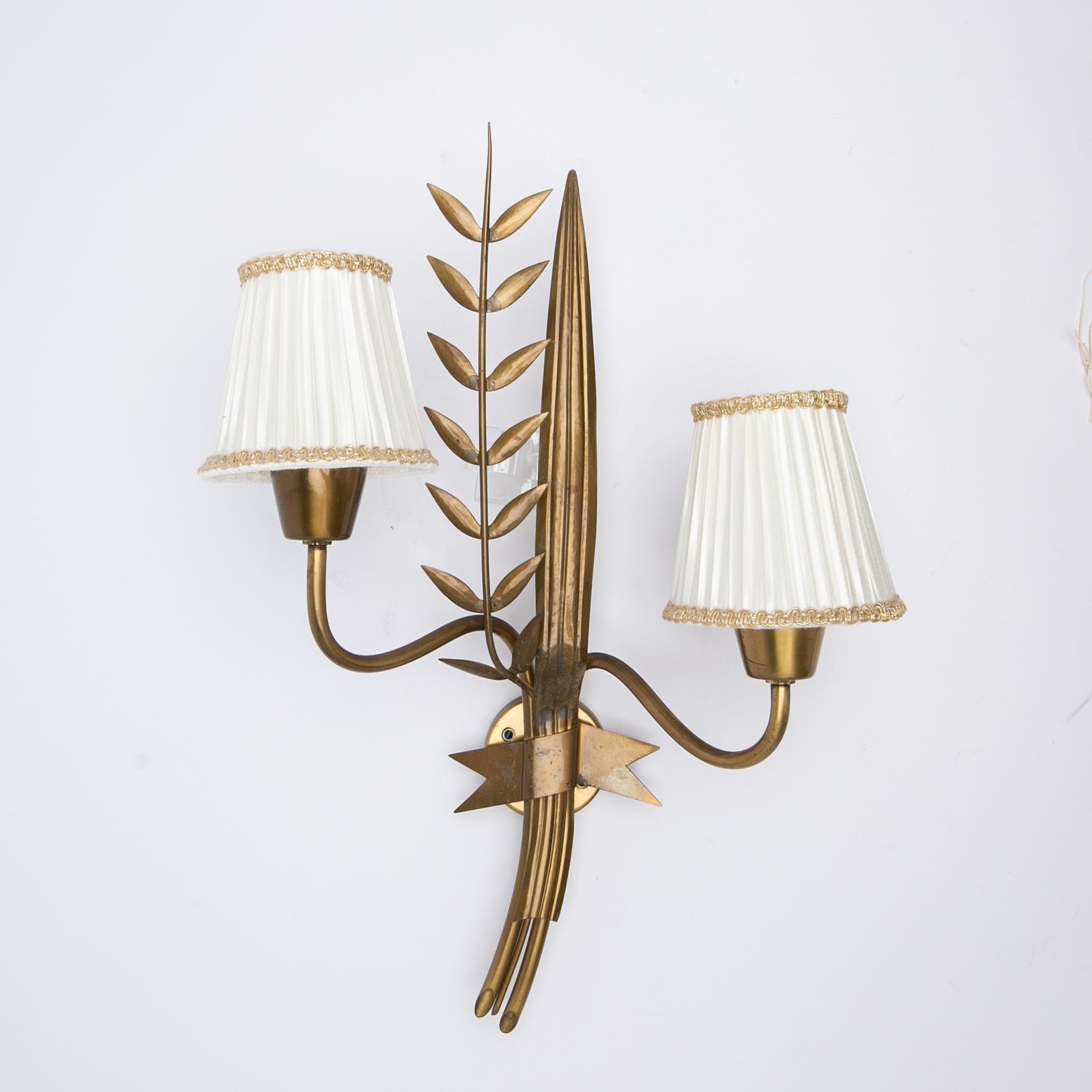Hans Bergström, Wall lamp, model 333, ateljé Lyktan, Åhus, 1940s.