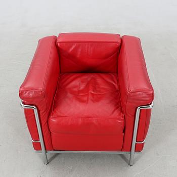 Le Corbusier, Pierre Jeanneret & Charlotte Perriand, armchair, "LC2", Cassina, Italy.