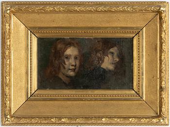 August Malmström, "Tre flickhufvud".