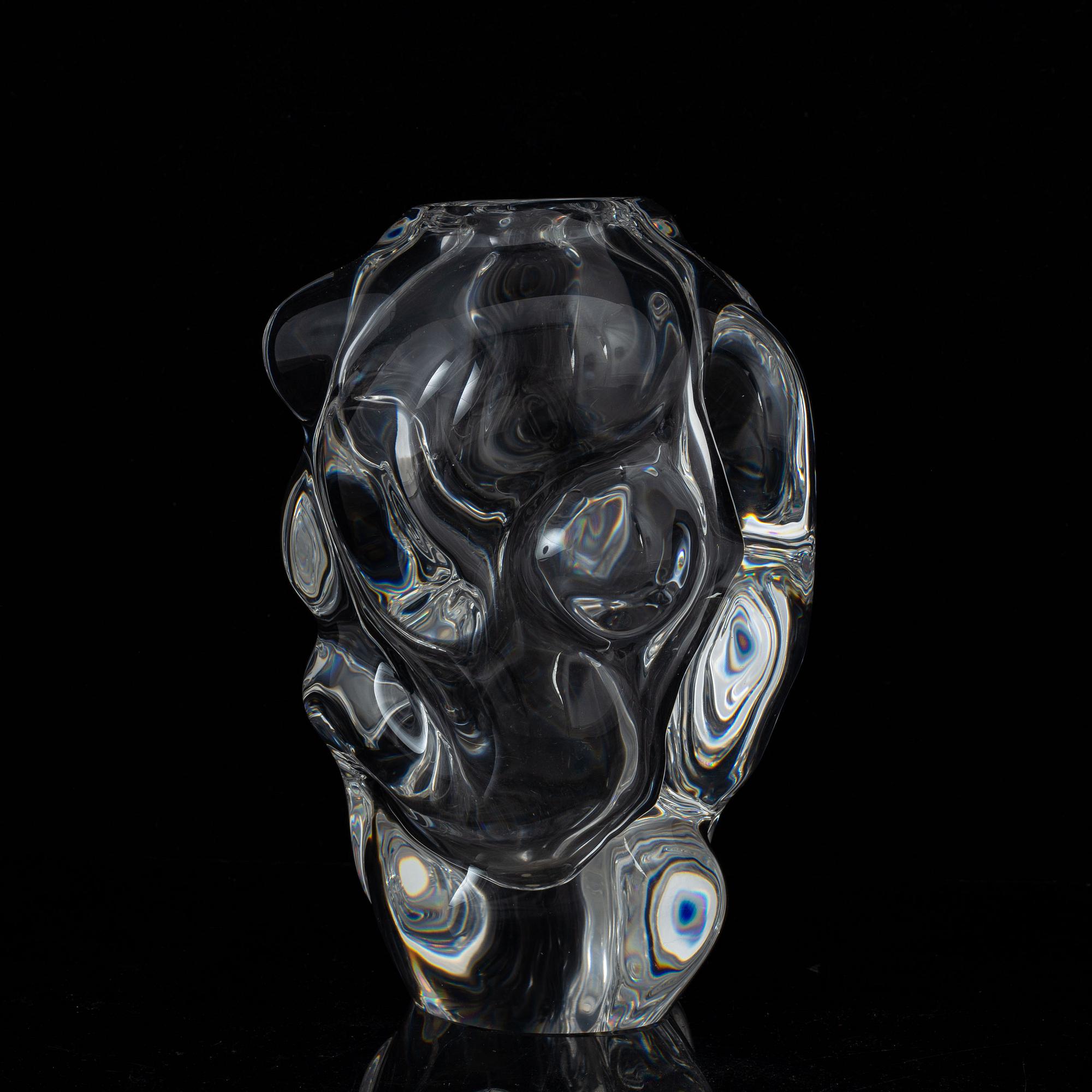 PER B SUNDBERG, a glass vase, Orrefors.