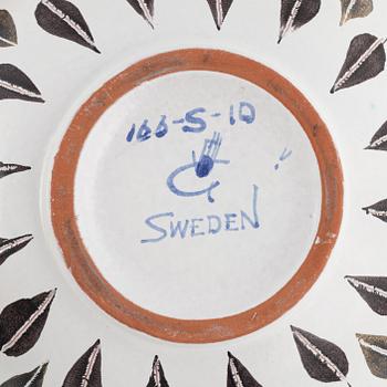 Stig Lindberg, an earthenware bowl and cover from Gustavsberg Studio.