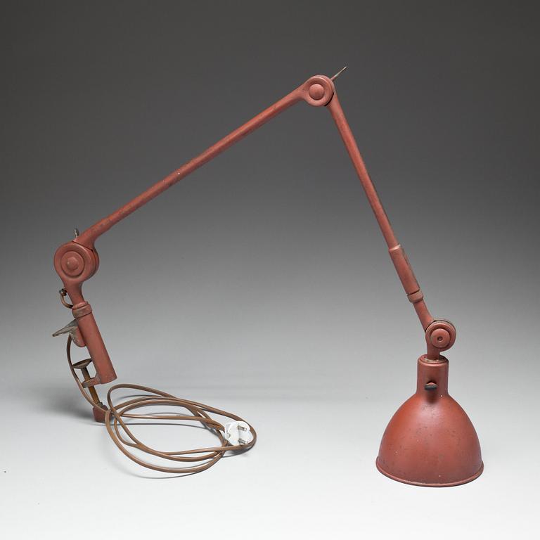 SKRIVBORDSLAMPA, industridesign. 1900-tal.