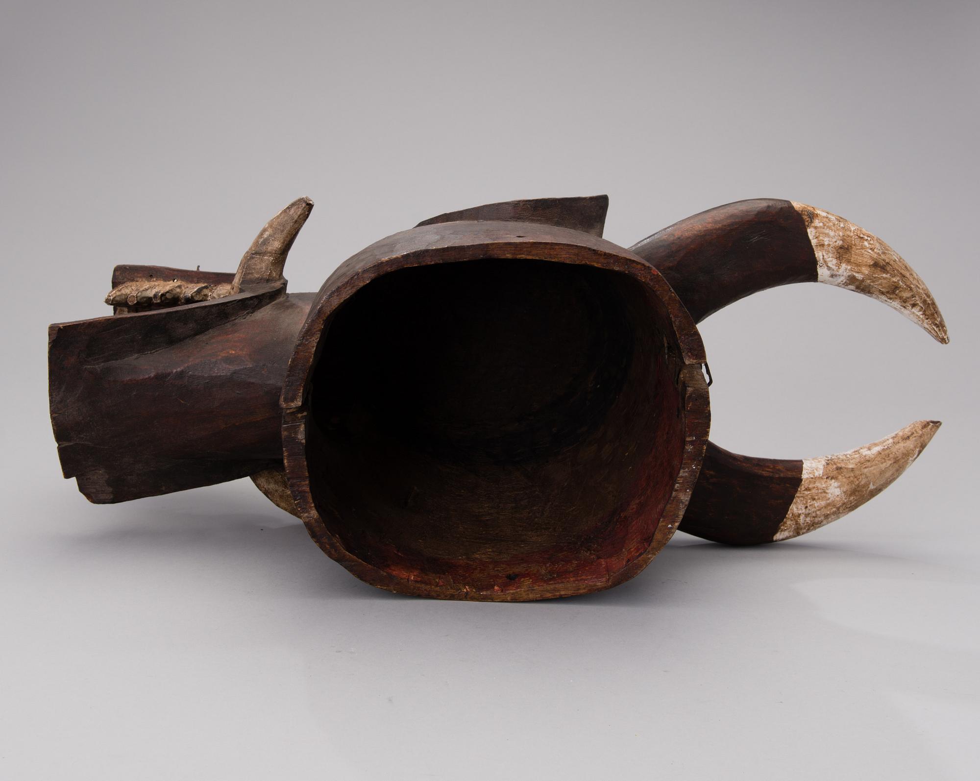 WANYUGO-MASK, Senufo-folket, Elfenbenskusten, Afrika.