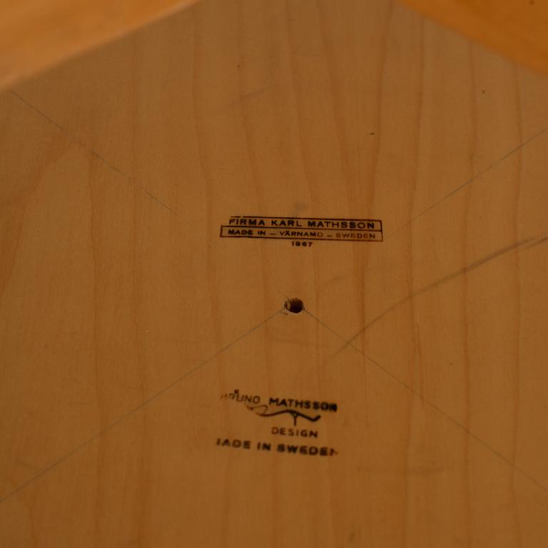 Bruno Mathsson, an 'Annika' coffee table, Firma Karl Mathsson, 1967.