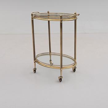 SERVERINGSVAGN, mässing, 1900-talets andra hälft.