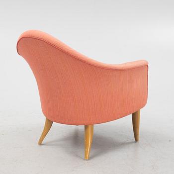 Kerstin Hörlin-Holmquist, a 'Lilla Adam' armchair, Nordiska Kompaniet, Sweden, mid 20th century.