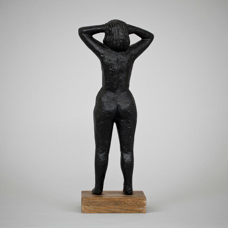 ERIC ELFVÉN, skulptur, brons, sign på sockel.