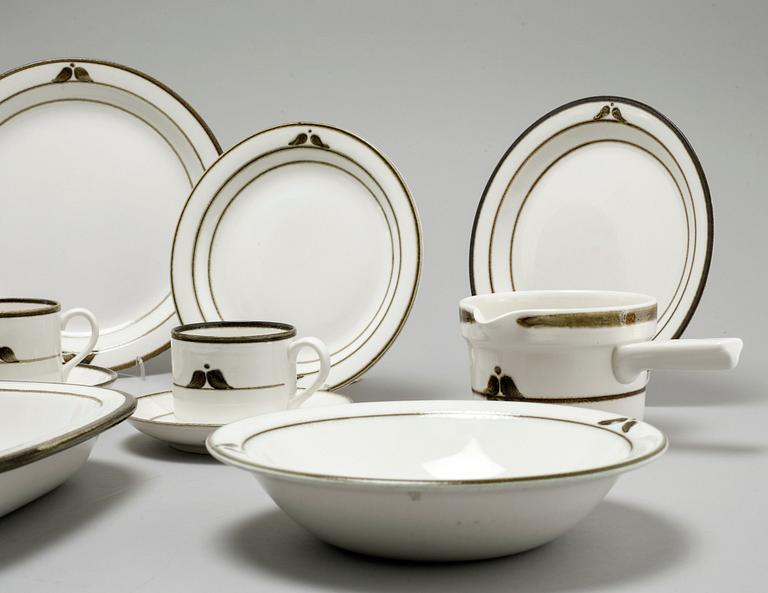 SERVISDELAR, 62 st, porslin, "Nordica", Rörstrand, 1900-talets andra hälft.