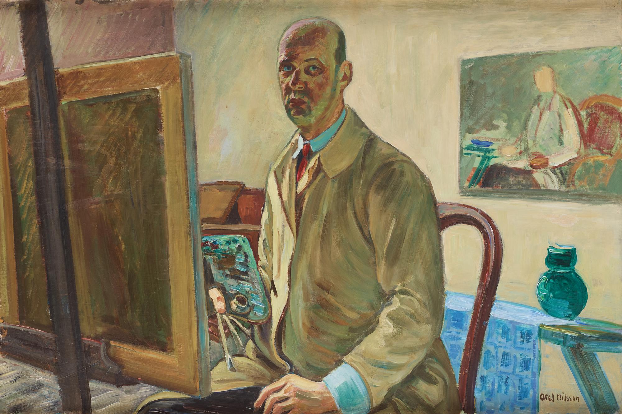 Axel Nilsson, "Självporträtt".