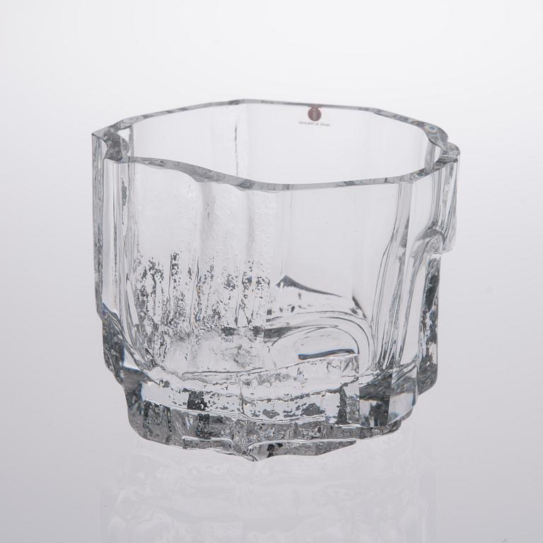 TAPIO WIRKKALA, VAS, glas, signerad Tapio Wirkkala Iittala.