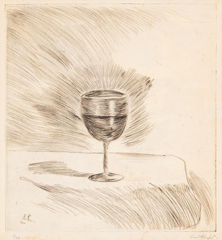 Evert Lundquist, "Bordet med glaset".