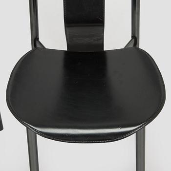 Achille Castiglioni, four 'Irma' chairs, Zanotta, Italy.