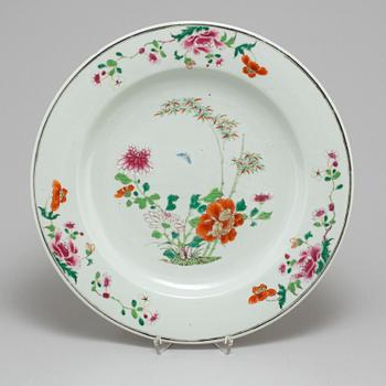 SERVERINGSFAT, kompaniporslin. Qingdynastin, Qianlong (1736-95).