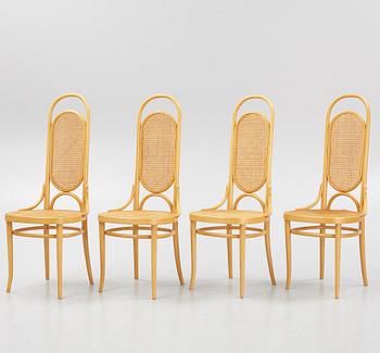 Thonet, 4 st stolar, samtida tillverkning.