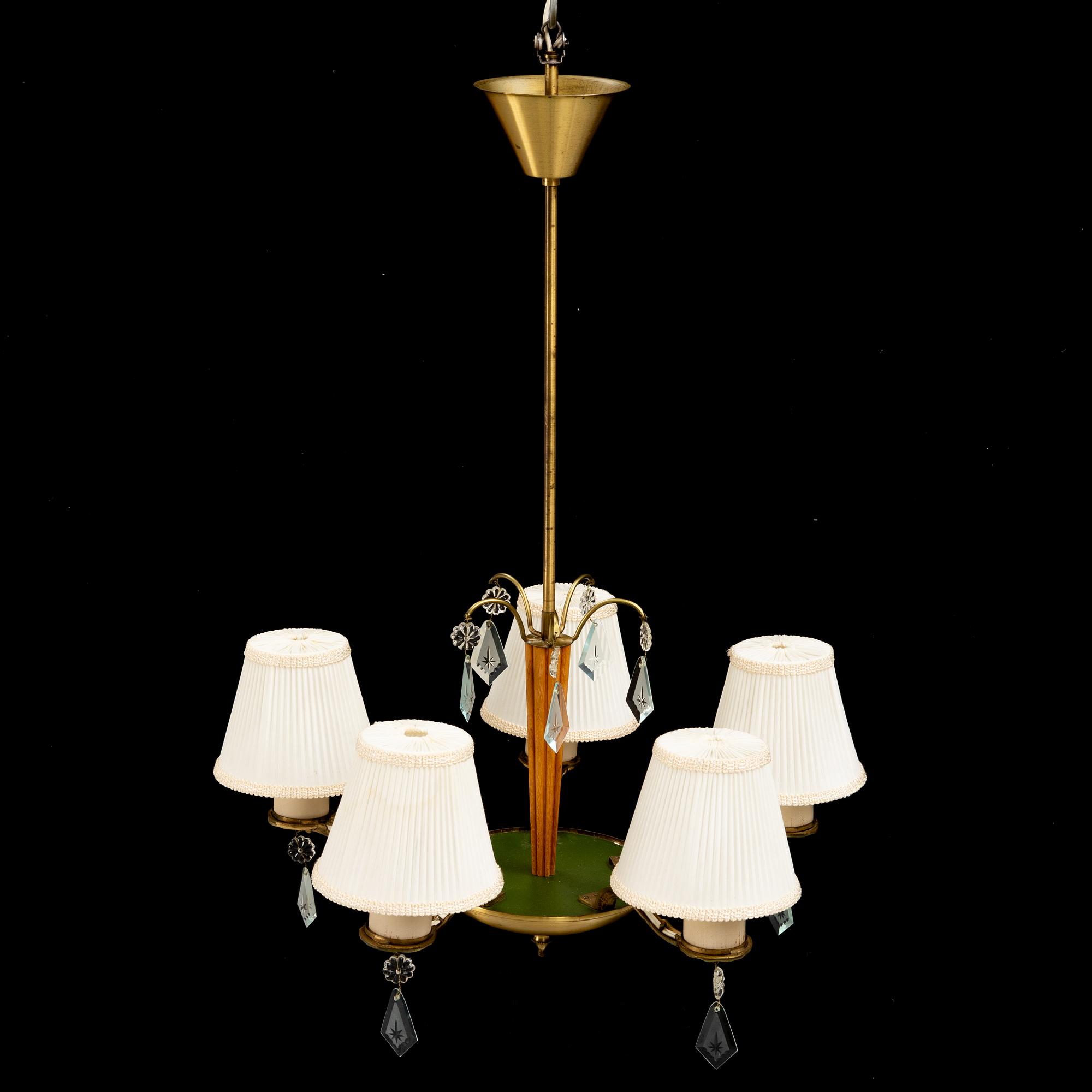 A Swedish Modern ceiling light, Edvard Hagman AB, Norrköping, mid 20th Century.