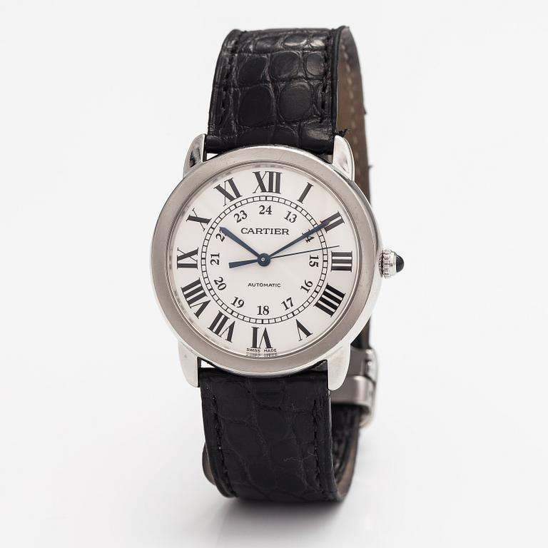 Cartier, Ronde Solo, armbandsur, 36 mm.