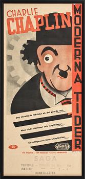 FILMAFFISCH, "Moderna tider", omkring 1900-talets mitt.