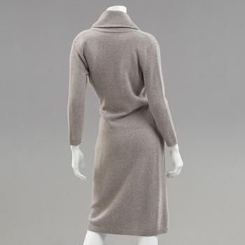 A wool dress by Ralph Lauren.