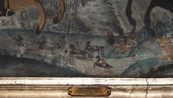 UNKNOWN ARTIST 18TH CENTURY. "Kartoffel krieg" (War of the Bavarian Succession, the so called Potato war).