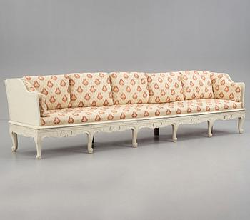 A Swedish Rococo sofa by C Tietze.