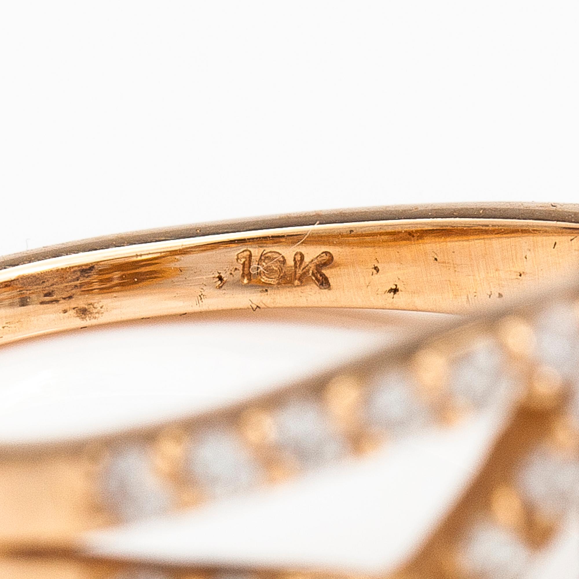 SORMUS, 14K kultaa, briljanttihiottuja timantteja n. 1.31 ct yht.