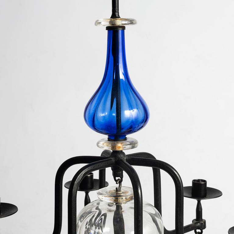Erik Höglund, Chandelier, Boda Smide, second half of the 20th century.