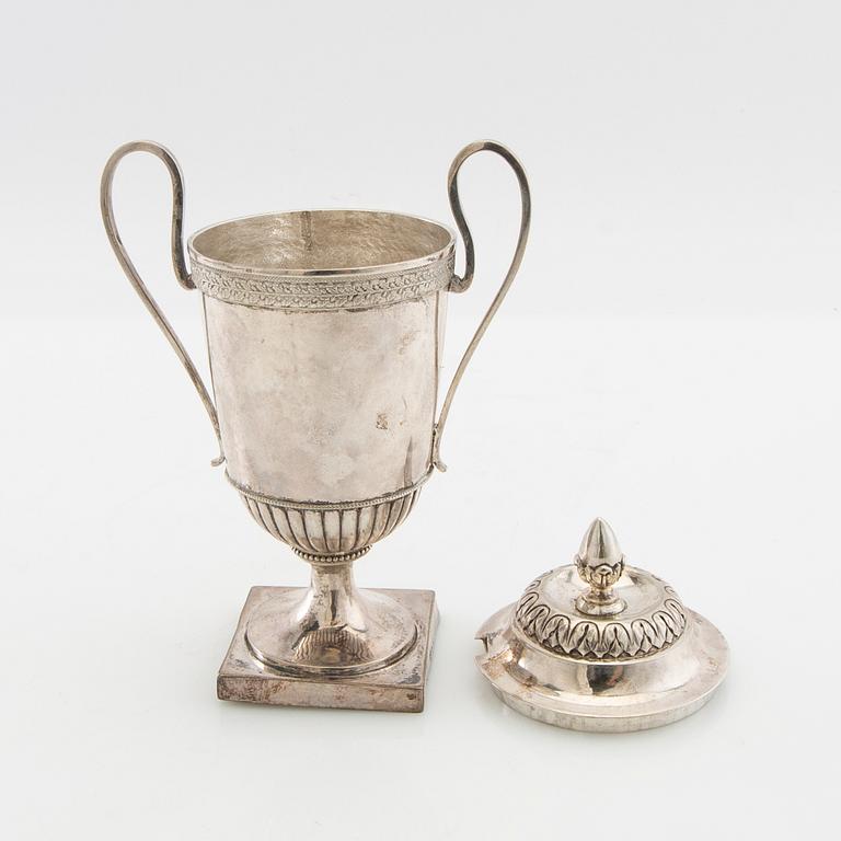 Senapskanna silver troligen England/Irland tidigt 1800-tal.