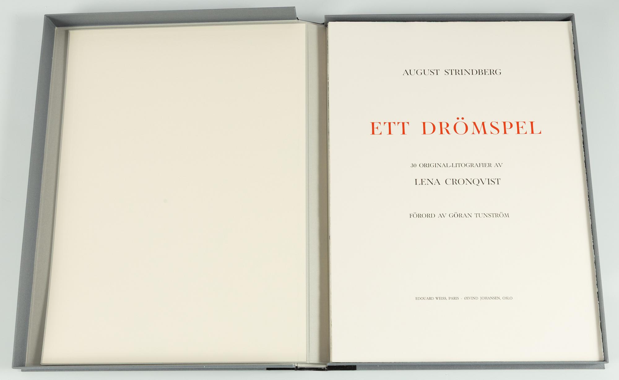 Lena Cronqvist, "August Strindberg, Ett Drömspel".