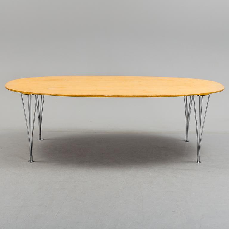 Bruno Mathsson and Piet Hein "Superelips" dining table from Mathsson International.