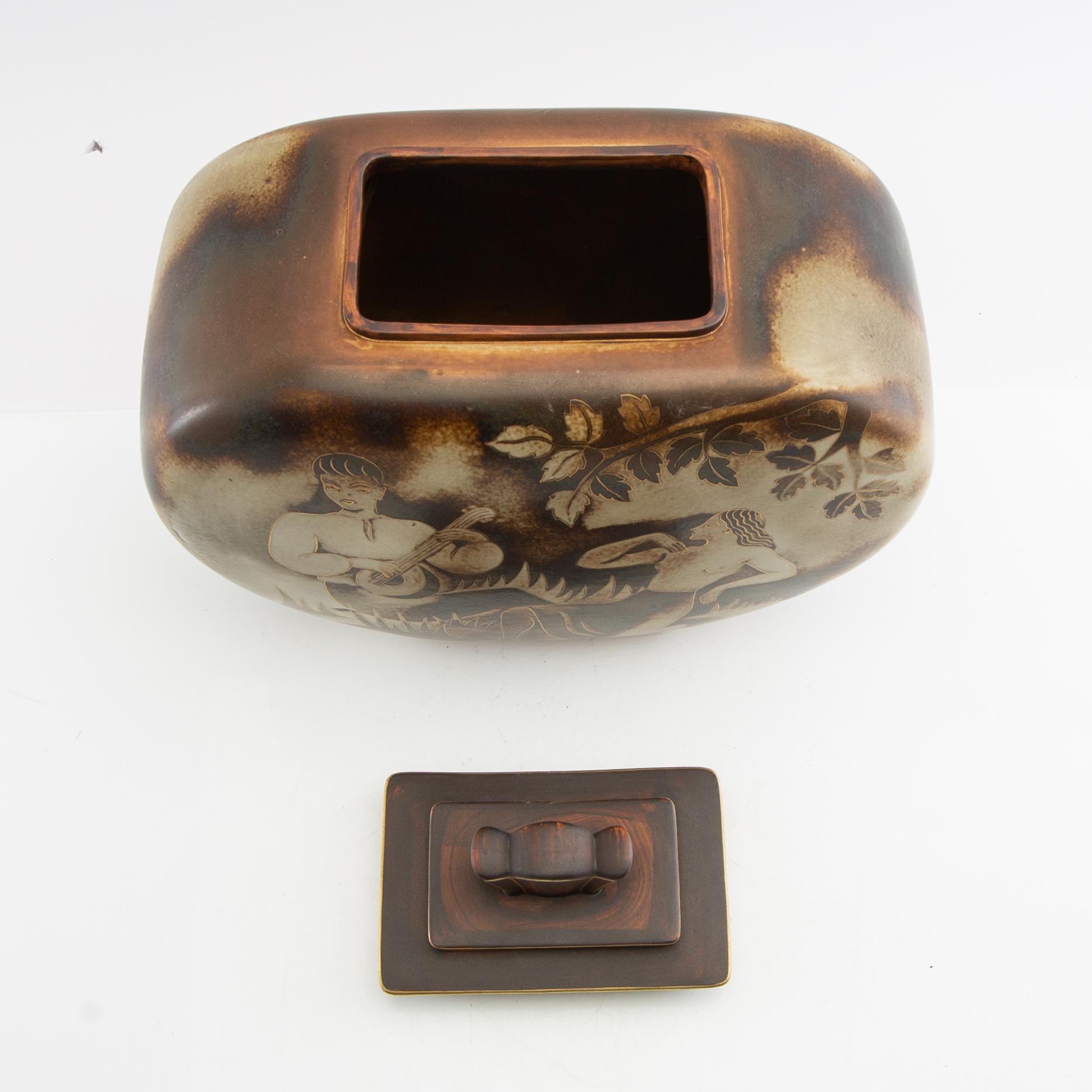 Gunnar Nylund, Lock urn "Flambé" Rörstrand - Lidköping.