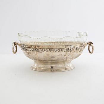 Jardinière silver Art Nouveau early 20th century.