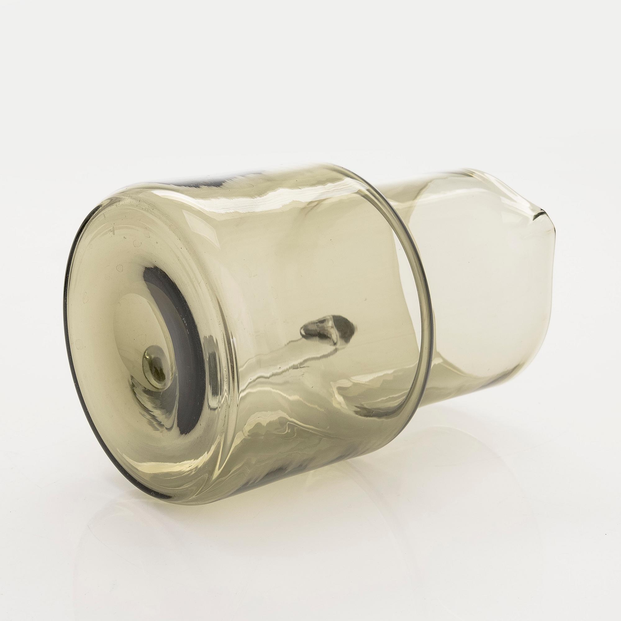 Saara Hopea, a 9-piece juice set, Nuutajärvi, Notsjö. Model designed in 1954.