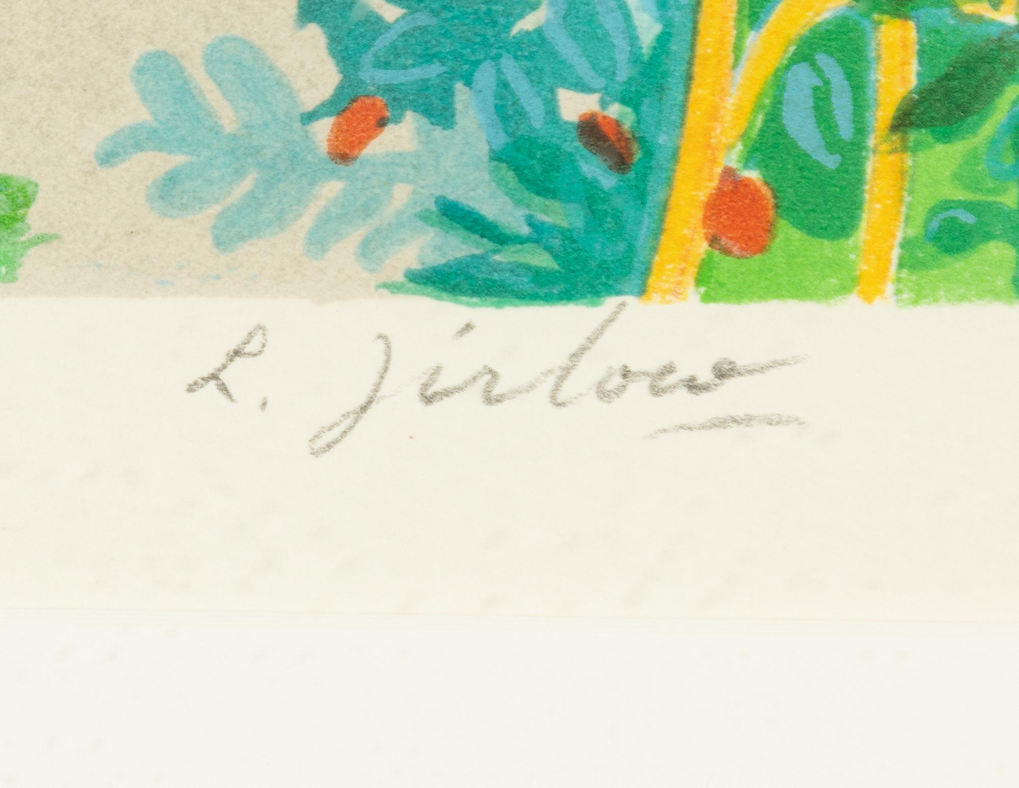 Lennart Jirlow, By the greenhouse.