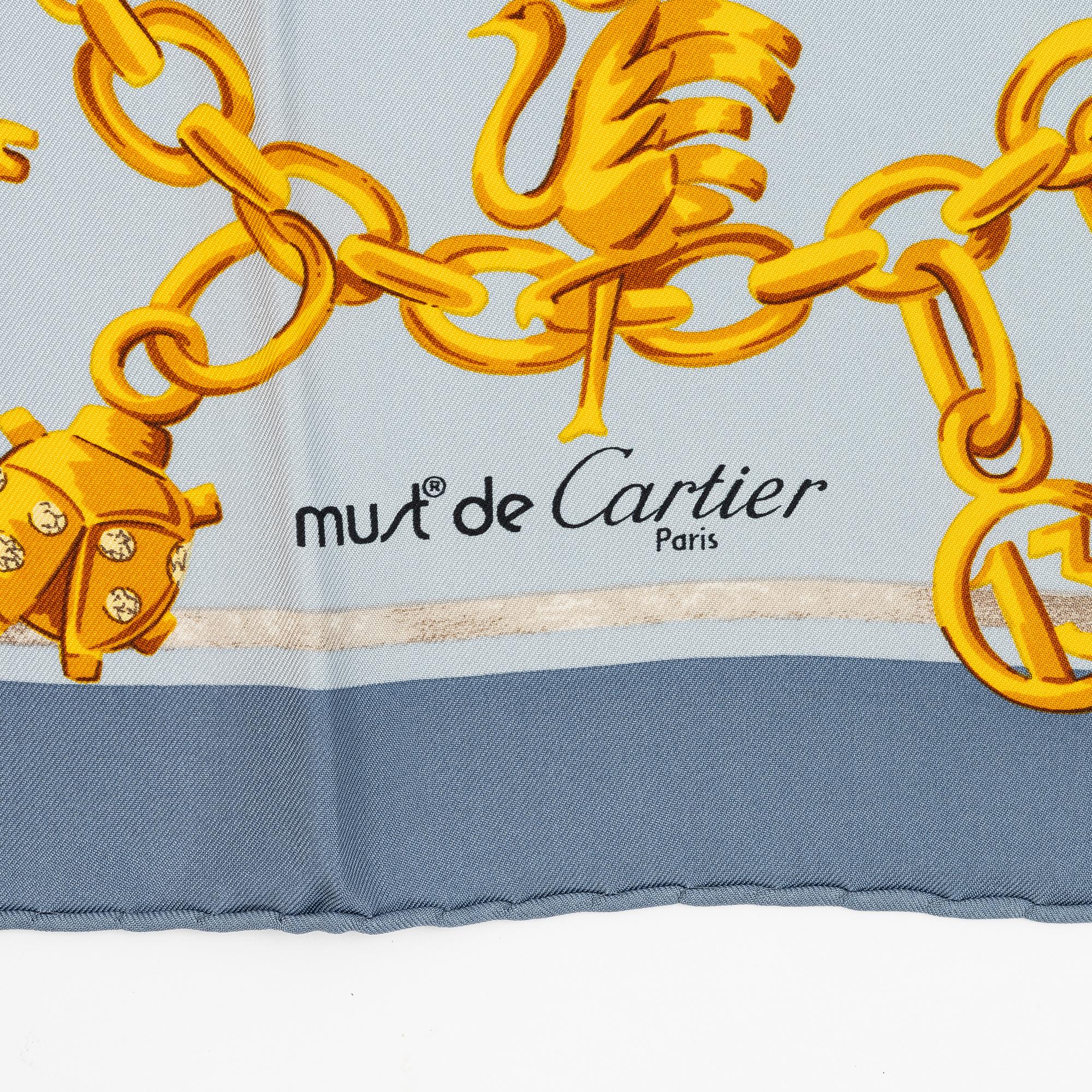Cartier, scarf.