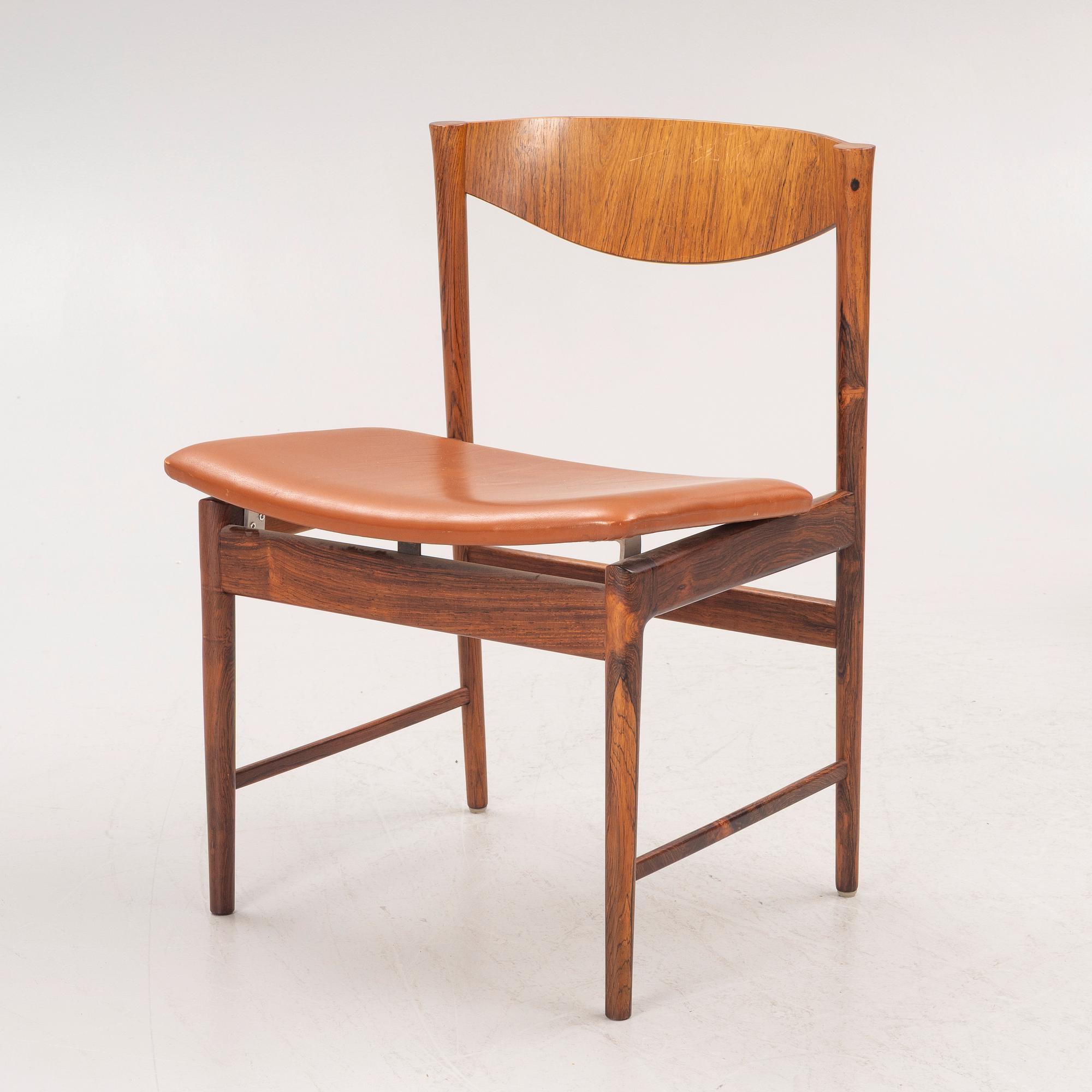 Ib Kofod Larsen, matgrupp, 5 delar, Säffle Möbelfabrik, 1960-tal.