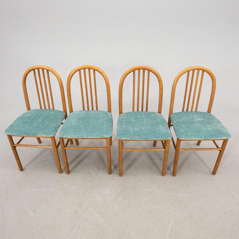 Chairs, 4 pcs, second half of the 20th century.