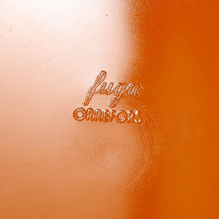 SKÅLAR, 5 st, glas, "Colora", Sven Palmqvist, Orrefors.