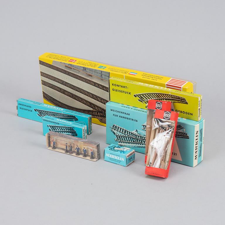 Märklin, a large collection of locomotives, wagons and accessories.