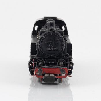 Märklin, ånglok modell TT 800, spår H0, 1950-tal.