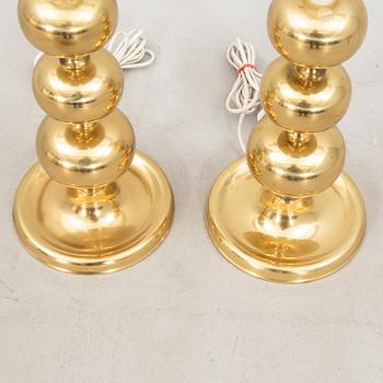 Table lamps, a pair, Nafa, late 20th century.