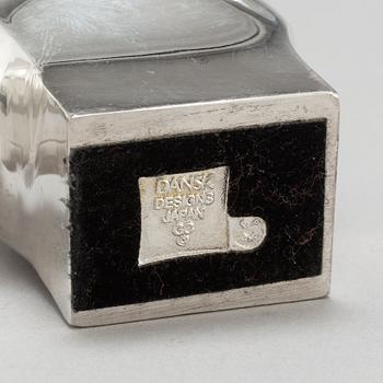 GUNNAR CYRÉN, a zinc silverplate rhinocerus sculpture by Dansk design Japan.