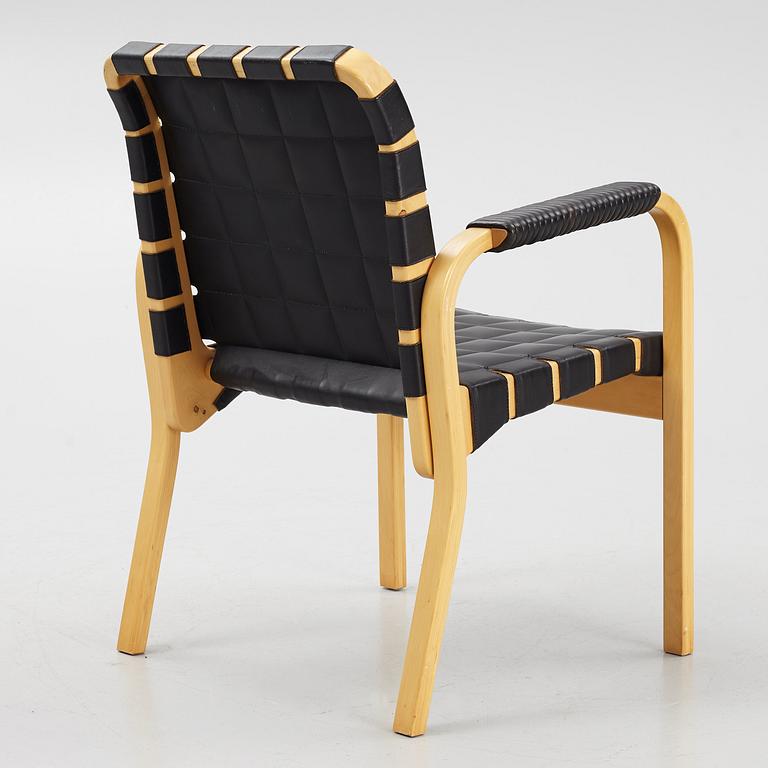 Alvar Aalto, a model 45 armchair, Artek, Finland, end of the 20th century.